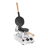 Royal Catering RC-BWM01 Bubble Waffeleisen 1.415 W 50-250 °C Timer: 0-5...