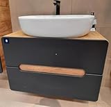 NAKA Badmöbel Set Mit Waschbecken Badezimmermöbel Waschbeckenunterschrank...