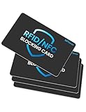 RFID Blocker Card 4 Pack, NFC Blocker Card, Contactless Card Protection,...