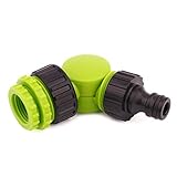 Mivos Winkelhahnstück für Wasserhähne mit 1/2' 3/4' 1' BSP Gewinde -...