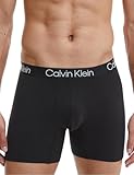 Calvin Klein Boxer Brief 3Pk Boxer Briefs Herren, Schwarz (Black), M