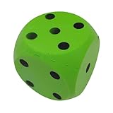 alldoro 63107 – Schaumstoff-Würfel in Grün, 15 x 15 cm, 149 g, extra...