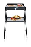 SEVERIN Standgrill mit Edelstahl-Grillrost und Standuntergestell und...