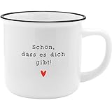 GRUSS & CO Becher mit Motiv 'Gibt' | New Bone China Porzellan,...