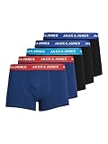 JACK & JONES Herren Jaclee Trunks 5 Pack Boxershorts, Surf The Web, XL EU