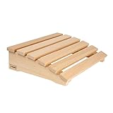 VIAMO® Sauna Kopfstütze Kopfteil Rückenlehne gebogen aus Abachiholz 39,5...