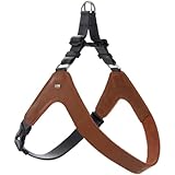 HUNTER Hundegeschirr DIMARO, Farbe: Cognac, weiches & Robustes Rindsleder,...