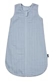 Alvi Babyschlafsack & Windel Blaubaer | Sommerschlafsack atmungsaktiv |...