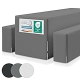 Beautissu Edles 3tlg Biertischhussen Set Blickdicht 50cm oder 70cm...