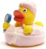 Duckshop I Badeente Wellness I Quietscheente Kosmetik I Beauty - L: 7,5 cm...
