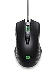 HP X220 Gaming Maus (3.600 DPI, PixArt Gaming Sensor, 7 Tasten, USB)...