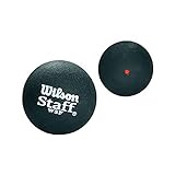 Wilson Squash-Ball, Staff, 1 Stück, Rot, Schwarz, WRT617200
