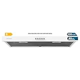 Cecotec Dunstabzugshaube 60 cm breit Bolero Flux CM 602200 Weiß B....