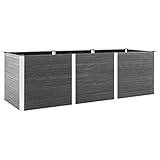 Snsowed Hochbeet Grau 300x50x91 cm WPC, Palettenrahmen, Hochteich,...