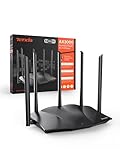 Tenda RX12 Pro Wi-Fi 6 WLAN Router(AX3000 Dualband 5GHz: 2402Mbps+2,4 GHz:...