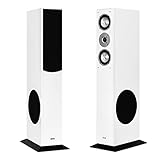 mohr 1 Paar Standlautsprecher SL15 Weiss Lautsprecherboxen, HiFi Klang zum...