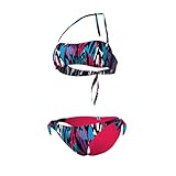arena Damen Water Print Bandeau Bikini