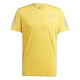 adidas Herren Own the Run Langarm T-Shirt, Bold Gold/Reflective Silver, L