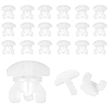 LUMOOM 20 Stück Gardinen Feststeller, Zwischenfeststeller für...