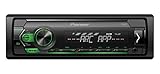 Pioneer MVH-S120UBG, 1DIN Autoradio mit RDS, grün, halbe Einbautiefe,...