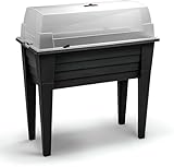 Pflanzen Kölle Hochbeet mit abnehmbaren Beinen & Deckel, anthrazit, ca. 78...