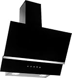 Amica KHF 664 611 S sw Wandesse Stripe A++ 60cm 3Stufen 1 Alu-Fettfilter