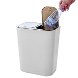 Generisch Doppel Mülleimer | Mülleimer Mit Zwei Fächern | 18L...
