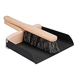 Relaxdays Kehrgarnitur, Set aus Handfeger & Kehrblech, Haushalt & Camping,...