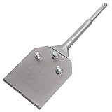 RANSENERS Spachtelmeißel SDS-Plus 250x100 mm, Bodenschaber für Abziehen...