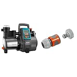 Gardena Premium Hauswasserautomat 6000/6E LCD Inox & Pumpen-Anschlusssatz:...