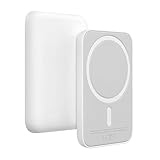 Wireless Powerbank 5000mAh für Apple iPhone, Magnetische Power Bank...