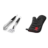 Weber 6645 Original Portable 2-Piece Stainless Steel Tool Set & 6472...