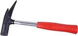 Connex Latthammer - Stahlrohrstiel 1K-Griff - chromfarbig / rot - mit...