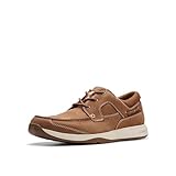 Clarks Herren 261769717, Hellbraunes Nubuk, 43 EU