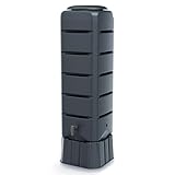 Regentonne Regenwassertank Standard eckig Komplett-Set mit 120 Liter...