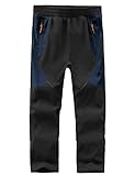 HFDWYJ Winterhose Softshellhose Kinder Mit Fleecefutter wasserdichte...