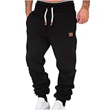 Jogginghose Herren Baumwolle Trainingshose Sporthose Freizeithose Lang...