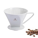 Westmark Porzellan-Kaffeefilter/Filterhalter, Filtergröße 4, Für bis zu...