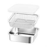 HomeVortex Backformen-Set aus Edelstahl mit Filterkorb und Abdeckung für...