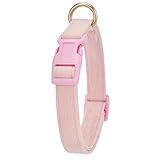 Petiry Leichtes, bequemes Hundehalsband, klein, sanft zur Haut mit robuster...