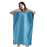 flintronic Handtuch Poncho, 110 * 80cm Mikrofaser Surf, Quick Dry...