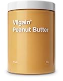 Vilgain BIO Erdnussbutter 1kg – 100% natürlich, ohne Zucker & Palmöl,...