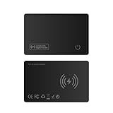 RUIZHI Dünne 1.6mm Geldbörsen-Tracker-Karte, Funktioniert mit Apple Find...