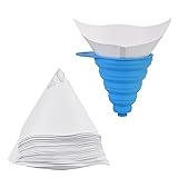 SPEACOUR 100 PCS Lacksiebe Lackfilter Farbsiebe Einweg Farbe Papier Siebe...