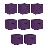 NICEME Faltbare Aufbewahrungsboxen, Vliesstoff-Aufbewahrungsbox-Set,...