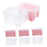 Baluue 8 Stück Teiliges Mini Aufbewahrungsbox mit Deckel Kleine Stapelbare...