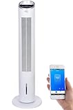 Sichler Haushaltsgeräte Turmluftkühler: 3in1-WLAN-Luftkühler mit App,...