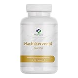 Nachtkerzenöl - 60 Kapseln - Hohe Dosis von 500 mg pro Kapsel - Premium:...