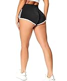 RIOJOY Damen Booty Shorts Scrunch Butt Kurze Leggings Sexy Figurformend...