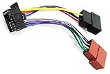 NWQZTS Autoradio Kabelbaum ISO Kabelbaum Stecker, für Sony, für Radio...